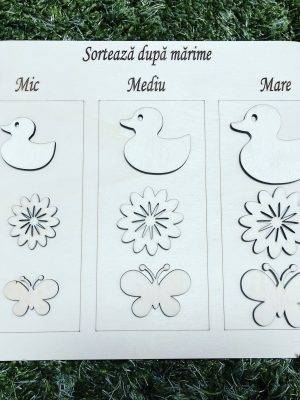 Placă educativă sortare