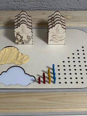 Placă educativă cifre 1-10