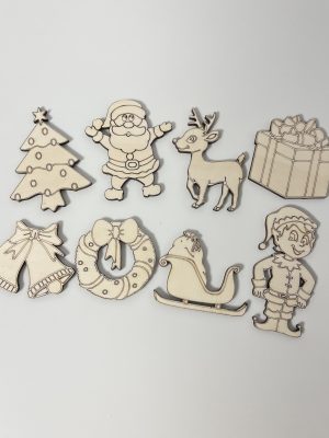 🎅Set 2 de pictură - Moș Crăciun🎅