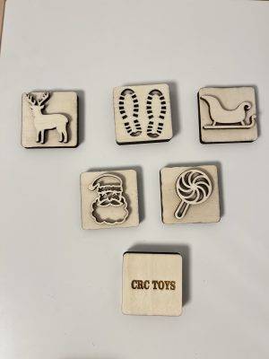 🎅Set 1 de ștampile- Vine, vine, Moș Crăciun 🎅